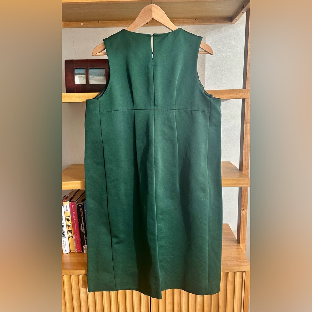 S Max Mara Deep Green Cotton Dress with Pockets - size XXL / US16 - Picture 2 of 6
